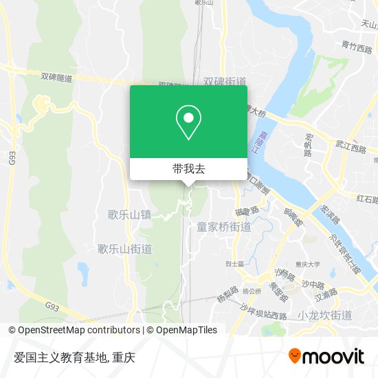 爱国主义教育基地地图