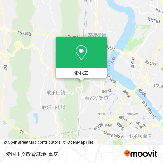 爱国主义教育基地地图