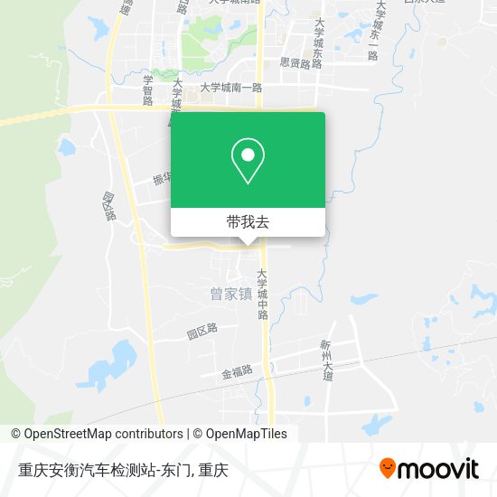 重庆安衡汽车检测站-东门地图