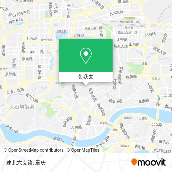 建北六支路地图