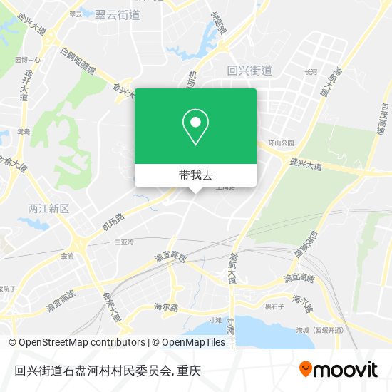 回兴街道石盘河村村民委员会地图