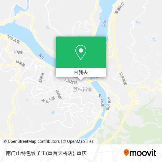 南门山特色饺子王(重百天桥店)地图