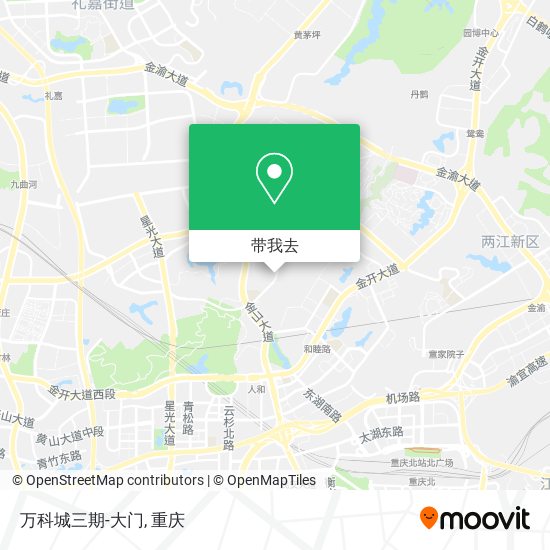 万科城三期-大门地图