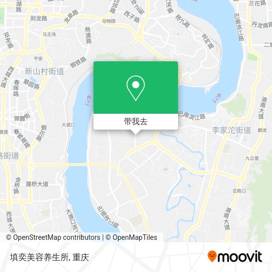 填奕美容养生所地图