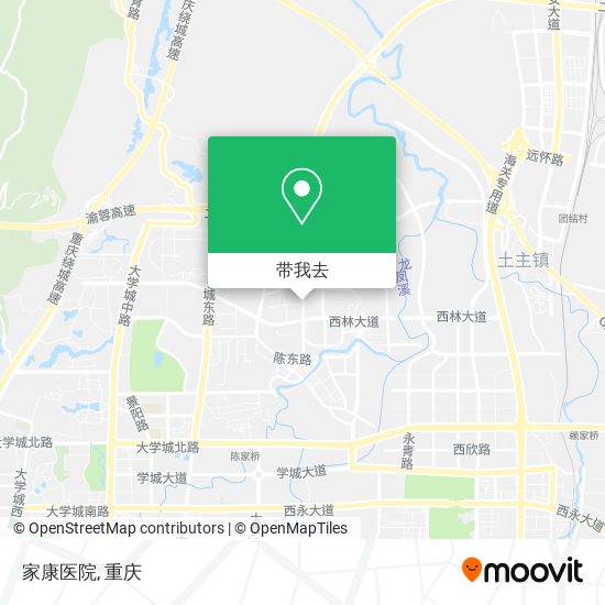 家康医院地图