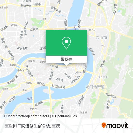重医附二院进修生宿舍楼地图