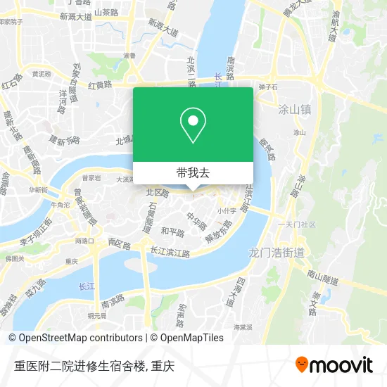 重医附二院进修生宿舍楼地图