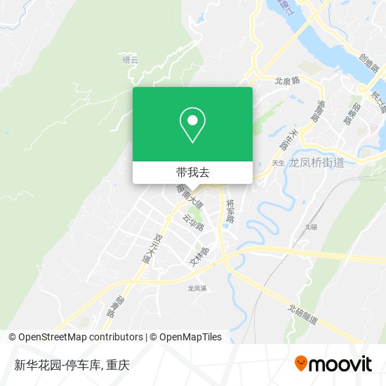 新华花园-停车库地图
