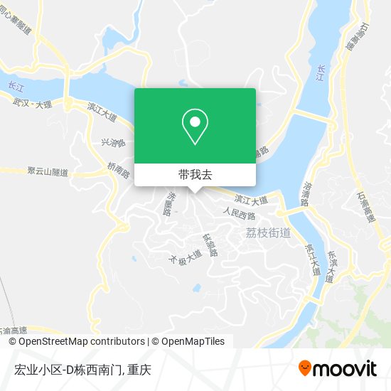 宏业小区-D栋西南门地图