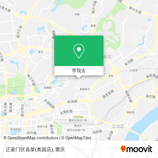 正宴门区县菜(奥园店)地图