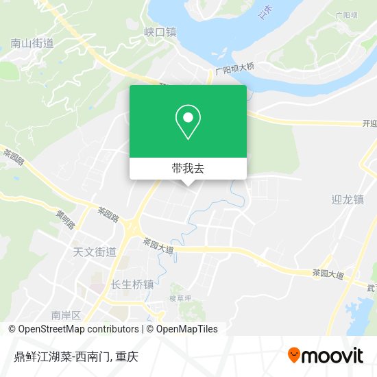 鼎鲜江湖菜-西南门地图