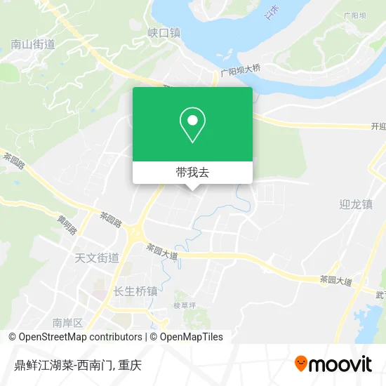 鼎鲜江湖菜-西南门地图