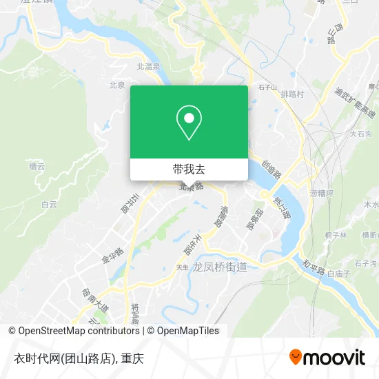衣时代网(团山路店)地图
