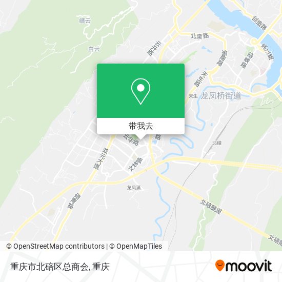 重庆市北碚区总商会地图