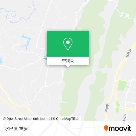 水巴崖地图