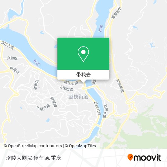 涪陵大剧院-停车场地图