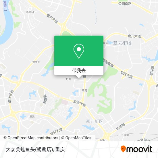 大众美蛙鱼头(鸳鸯店)地图