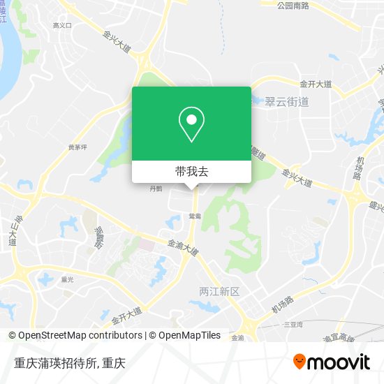 重庆蒲瑛招待所地图