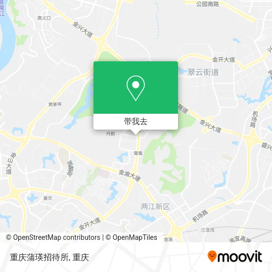 重庆蒲瑛招待所地图