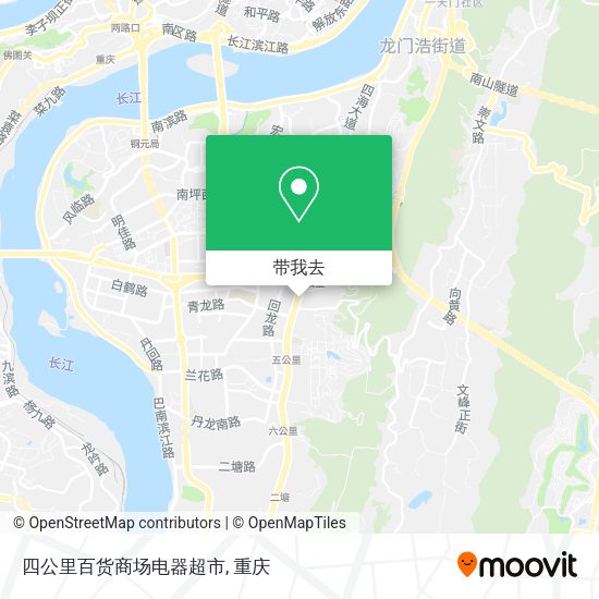 四公里百货商场电器超市地图