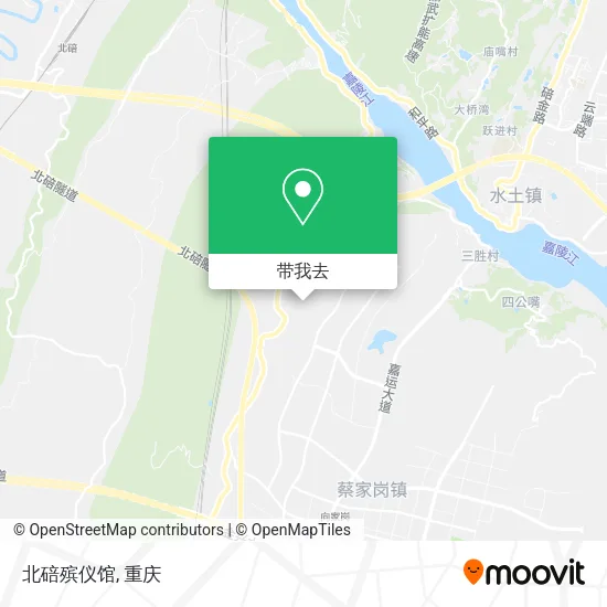 北碚殡仪馆地图