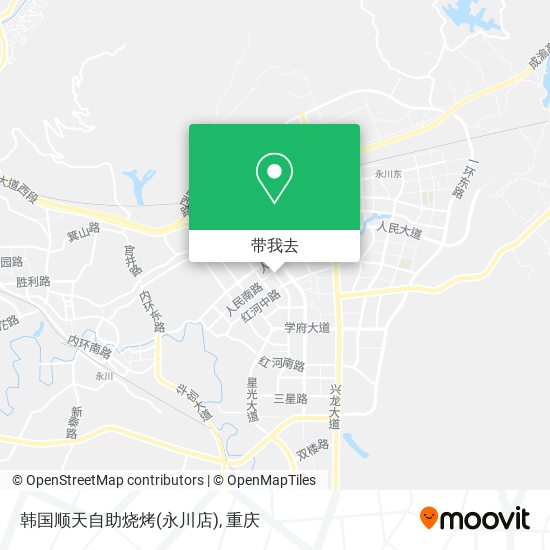 韩国顺天自助烧烤(永川店)地图