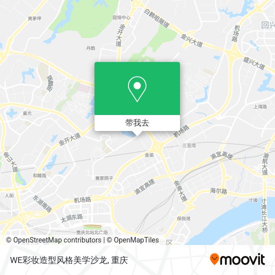 WE彩妆造型风格美学沙龙地图