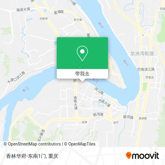 香林华府-东南1门地图