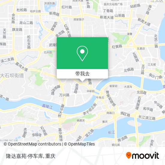 隆达嘉苑-停车库地图
