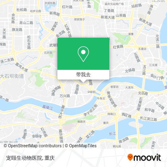 宠颐生动物医院地图