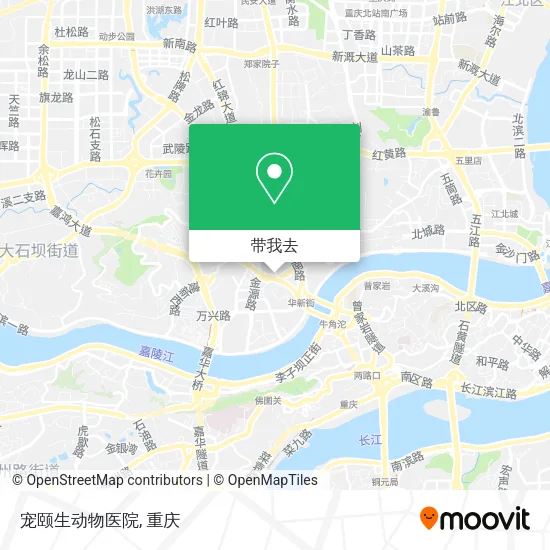 宠颐生动物医院地图