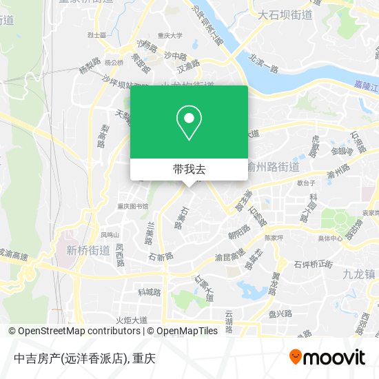 中吉房产(远洋香派店)地图