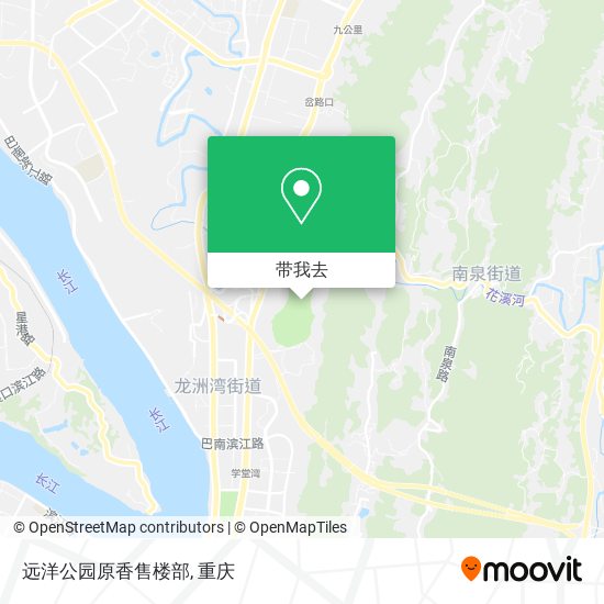 远洋公园原香售楼部地图