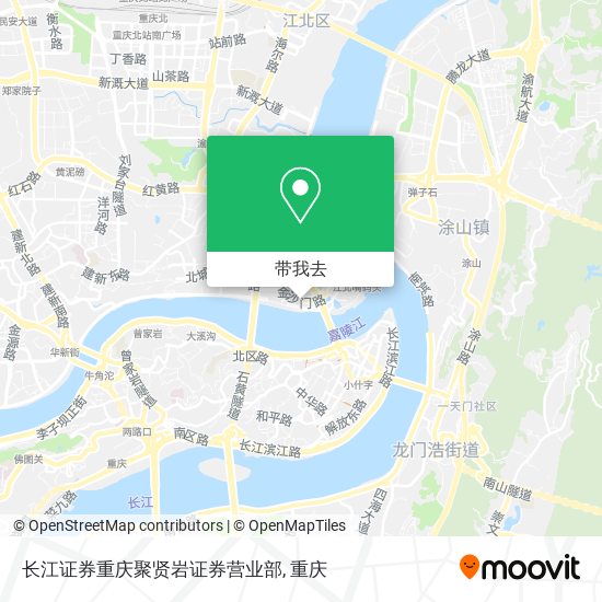 长江证券重庆聚贤岩证券营业部地图