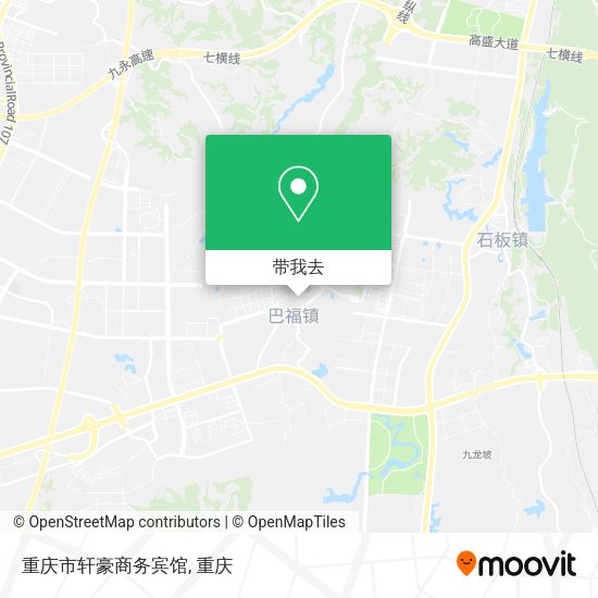 重庆市轩豪商务宾馆地图