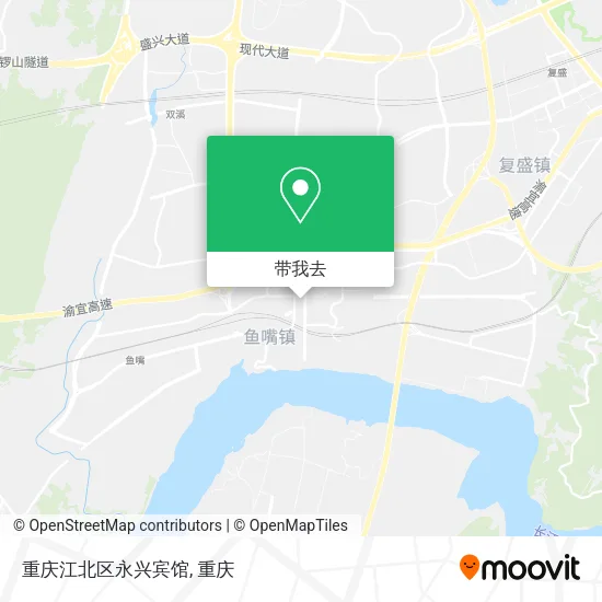 重庆江北区永兴宾馆地图