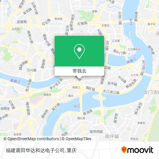 福建莆田华达和达电子公司地图