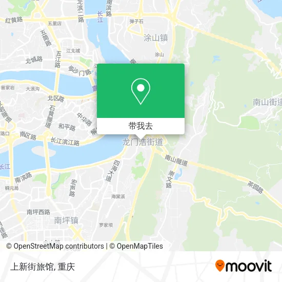 上新街旅馆地图