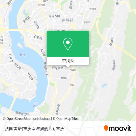 法国雷诺(重庆南岸旗舰店)地图