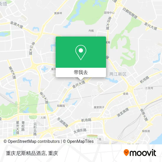 重庆尼斯精品酒店地图