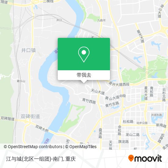 江与城(北区一组团)-南门地图