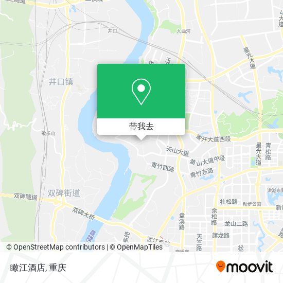 瞰江酒店地图