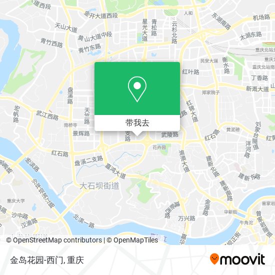 金岛花园-西门地图
