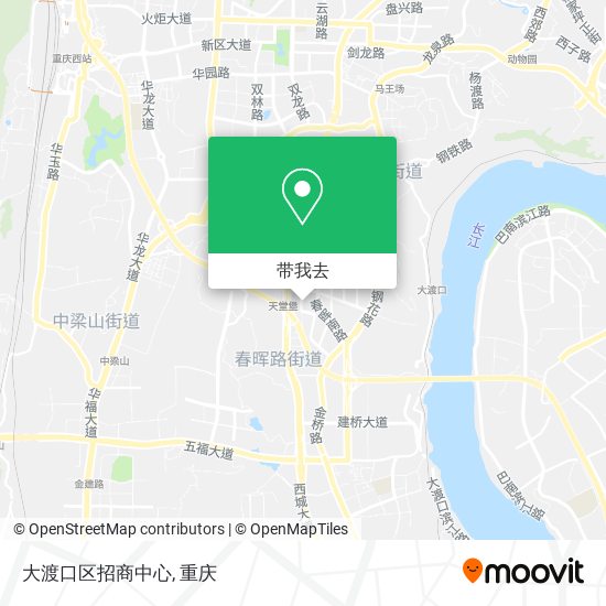 大渡口区招商中心地图