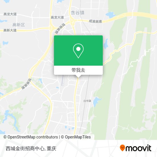 西城金街招商中心地图