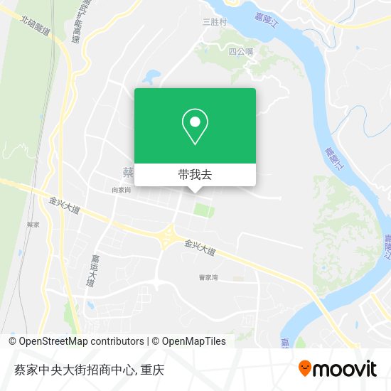 蔡家中央大街招商中心地图