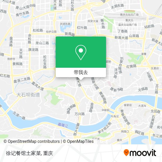 徐记餐馆土家菜地图