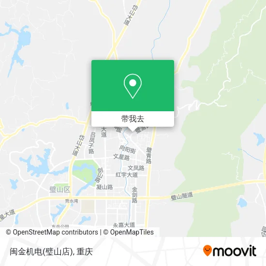 闽金机电(璧山店)地图