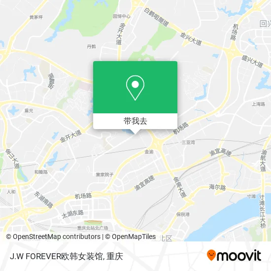 J.W FOREVER欧韩女装馆地图