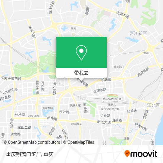 重庆翔茂门窗厂地图